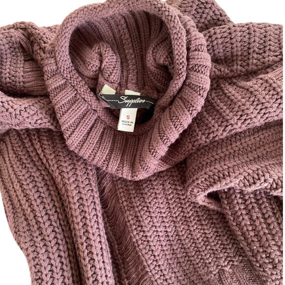 Supplies By Unionbay Mock Neck Knit Sweater Size Small - Picture 3 of 3